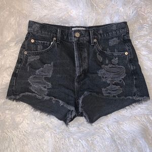 🔻Agolde - Black Denim Shorts
